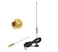 Bingfu 868 MHz Antenne Lora 5dBi SMA Mâle avec Base Magnétique Câble 3M RG174 Compatible avec Module GSM GPRS GPS Arduino SIM868 Module Radio Homematic CCU3 CCU2 CCU1 Module Lora
