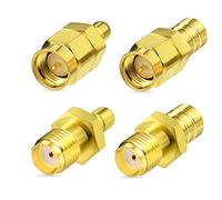 Bingfu Adaptateur SMA vers Connecteur SMB Convertisseur RF Set 4 Kit Dab Antenne Autoradio pour Autoradio Dab Pioneer Clarion Alpine Pure Multi-Way