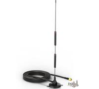 Bingfu Antenne 4G LTE 3G GSM 10 dBi Haut Gain MIMO SMA Mâle | Base Magnétique, Câble 3 m, Omnidirectionnel, pour Routeur CPE, Box SIM, Modem, Caméra, Passerelle Cellulaire, Dispositif IoT