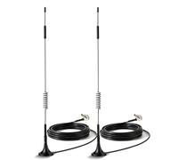 Bingfu Antenne 4G LTE 3G GSM CRC9 7 dBi MIMO Base Magnétique Câble 3 m | Omnidirectionnelle, pour Routeur 4G, Box SIM, Modem, Hotspot Mobile, MiFi, Orange, SFR, Bouygues Telecom, Free Mobile