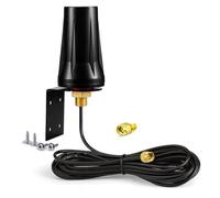 Bingfu Antenne 4G LTE 3G GSM Extérieur SMA Mâle 5dBi MIMO Étanche Câble 3 m | Fixation Murale, Omnidirectionnelle, pour Routeur 4G, Box SIM, Modem, Caméra Chasse, Amplificateur, Moniteur d'énergie