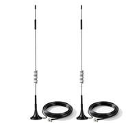 Bingfu Antenne 4G LTE 3G GSM Intérieur TS9 Mâle 7 dBi MIMO Base Magnétique