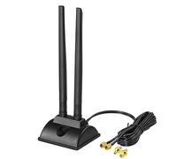 Bingfu Antenne 4G LTE Antenne TS9 SMA Mâle Base Magnétique 6dBi pour CPE Modem de Passerelle Cellulaire Routeur sans Fil Large Bande ZTE D-Link Archer ASUS Huawei B525 B315 B310