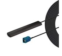 Bingfu Antenne 4G LTE Cellulaire + WiFi 2.4 GHz Bluetooth Voiture Fakra Z | Câble 3 m, Support Adhésif Invisible pour Pare-Brise Intérieur, pour Autoradio CarPlay, TCU, Module Télématique de Sécurité