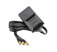 Bingfu Antenne 4G LTE Double + GPS BeiDou, Antenne 3-en-1 pour Navigation et Suivi Véhicule avec Câble RG174 3 m et Connecteurs SMA Mâle, IP65 Étanche pour Applications Automobiles et IoT