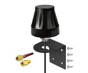 Bingfu Antenne 4g LTE Exterieur Mâle SMA 5dbi Support Extérieur Fixe Support Mural Antenne Étanche pour Routeur 4g LTE Passerelle Cellulaire Modem De Téléphonie Domestique Caméra De Piste De Jeu