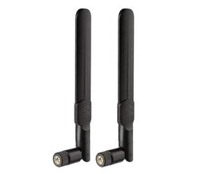 Bingfu Antenne 4G LTE SMA Mâle 8 dBi Omni-directionnelle Compatible avec TP-Link Huawei Netgear Mercusys ZTE Tenda Mobile 4G LTE Routeur Modem Gateway Hotspot Caméra Sécurité Home Téléphone
