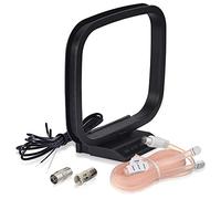 Bingfu Antenne FM Câble Radio numérique Dab 75 Ohm Câble Antenne Adaptateur de Prise PAL et antenne AM Antenne Filaire à Fil Nu Compatible avec Accueil Table Stereo Sound Tuner Récepteur Radio