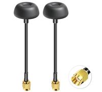 Bingfu Antenne FPV 5,8 GHz, Antenne Pagoda RHCP avec Connecteur RP-SMA, Gain 5 dBi, pour Drone FPV, Quadcoptère, Casques, Émetteur/Récepteur TX RX, 2pcs