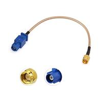 Bingfu Antenne GPS de Voiture Câble Adaptateur pour Véhicule SMA Mâle à Fakra C Mâle en Queue de Cochon 15cm pour Véhicule Camion SUV Unité Principale Stéréo Voiture Système Récepteur Navigation GPS