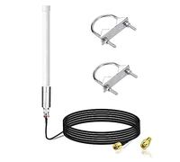 Bingfu Antenne Lora 868mhz Fibre de Verre 3dBi Antenne Lorawan N Mâle pour Répéteur de Module Lora Passerelle LoraWan SyncroBit Mineur Hotspot RAK Nebra Bobcat HNT Hélium, Câble à Faible Perte 3m
