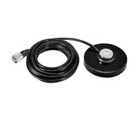 Bingfu Antenne NMO - Support de base magnétique solide - 9 cm de diamètre - 5 m - Câble coaxial RG58 - Prise PL259 - Pour voiture, camion, SUV, radio CB, radio amateur, antenne radio amateur