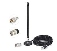 Bingfu Antenne Radio CB 27MHz Fouet Doux Base Magnétique Connecteur BNC et PL259 Compatible avec Cobra Midland Uniden Maxon President Radio Portative Portable Scanner Mobile Voiture