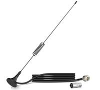 Bingfu Antenne Radio Dab FM Amplifiée Intérieure 75 ohm Base Magnétique | Câble 2 m, pour Amplificateur Tuner Radio, Chaîne HiFi, Home Cinéma, Bose Wave System, Récepteur Stéréo AV Maison