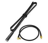 Bingfu Antenne Radio Double Bande VHF UHF 136-520 MHz 108 cm Pliable CS SMA Femelle avec câble d'extension de 90 cm pour Kenwood Baofeng BF-F8HP UV-5R UV-82 BF-888S GT-3 Ham Radio