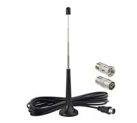 Bingfu Antenne Radio FM Dab Intérieur Télescopique 75 Ohm Base Magnétique pour Philips Panasonic Denon Pioneer Onkyo Tuner Radio Portable Amplificateur HiFi Récepteur Stéréo Cinéma Maison