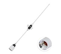 Bingfu Antenne Radio Mobile VHF UHF Double Bande 136-174 MHz & 400-460 MHz, Antenne Ham Voiture Véhicule 39 cm avec Connecteur PL259 pour Appareils de Communication Bidirectionnelle