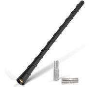 Bingfu Antenne Radio Voiture Antenne Autoradio FM Dab 23 cm Support de Toit Remplacement pour Voitures, Camions, SUV, Vis M5.0 M6.0