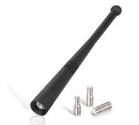 Bingfu Antenne Radio Voiture Auto Courte Universelle 14 cm Amplifiée Autoradio Dab FM AM Supporto per Tetto Auto Remplacement avec Fonction de Réception FM/AM Puissante