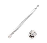 Bingfu Antenne télescopique 6 sections SMA mâle compatible avec RTL-SDR Blog V3 Dongles HackRF One SDR Nooelec RTL-SDR v5 Antenne de communication radio de rechange