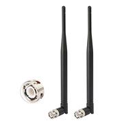 Bingfu Antenne UHF Mâle BNC 400MHz-960MHz Récepteur Microphone sans Fil (Paquet de 2) Compatible avec Récepteur de Micro Audio Numérique à Distance Dispositif Tuner Amplificateur Radio-Amateur