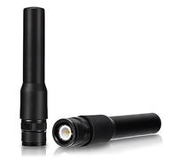 Bingfu Antenne UHF VHF 144/430 MHz Mâle BNC Antenne Radioamateur Douce Compatible avec Radio Portable Scanner de Police Radio Bidirectionnelle Talkie-walkie Baofeng Wouxun, Paquet de 2