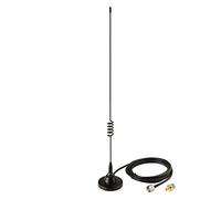 Bingfu Antenne VHF UHF Mobile Bibande 136-174/400-460 MHz Mâle PL259 | Base Magnétique, Câble 3 m, pour BTECH ICOM Midland TYT AnyTone Radio Amateur, Camion Vehicule Camping Car