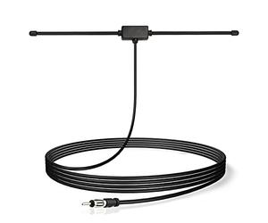 Bingfu Antenne Voiture Intérieure Autoradio FM AM Amplifiée Adaptateur DIN