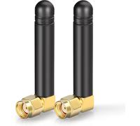 Bingfu Antenne Wifi Mini Bi-Bande 2.4Ghz 5Ghz 2Dbi Mimo Rp-Sma Mâle Angle Droit Pour Routeur Wifi Carte Réseau Sans Fil Caméra Ip Sécurité Adaptateur Usb Moniteur De Surveillance Vidéo,2 Paq[Q797]