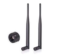 Bingfu Antenne WiFi SMA Mâle Double Bande WiFi 2,4 GHz 5 GHz 6 dBi pour Bateau Amorceur Routuer WiFi Enregistreur de Surveillance Caméra IP de Sécurité Vue Arrière Caméra Véhicule Camion RV Van