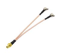 Bingfu Câble adaptateur d'antenne SMA femelle vers double TS9 en forme de Y 4G LTE compatible avec Verizon AT&T T-Mobile Sprint Netgear MiFi Mobile Hotspot USB Modem Jetpack AirCard AC791L 6620L AC770S