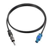 Bingfu Câble adaptateur universel pour antenne radio FM AM Fakra Z mâle vers DIN 1 m pour voiture stéréo audio HD radio unité principale CD lecteur multimédia récepteur