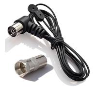 Bingfu Câble Antenne Radio FM Interieur 75 ohms Antenne Filaire 1.5 m