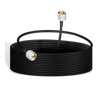 Bingfu Câble Coaxial Pl259 Câble Antenne Cibi 3M Uhf Pl-259 Mâle A Mâle Faible Perte Rg58 50 Ohm Pour Tosmeter Cb Twayrdio Cb Puissance Swr Mètre Amplificateur Linéaire Charge Fictive Radio [L902]