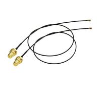Bingfu Câble Rallonge de Presa Micro Coassiale 0.25 vers RP-SMA Femelle 25cm/9.84inch pour Intel AX200NGW 8265AC 8265NGW 7265AC 9560AC Interface M.2 NGFF Carte Réseau Adaptateur WiFi