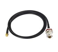 Bingfu Câble Rallonge de SMA Mâle à N Femelle Cloison KSR195 1 m | Câble Extension Coaxial à Faible Perte, pour Routeur 4G LTE Sans Fil, Passerelle Cellulaire, Récepteur RTL SDR USB ADS-B
