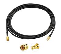 Bingfu Câble Rallonge SMB Mâle à SMB Femelle 3m /9.84pieds Câble Coaxial RG174 Compatible avec Antenne Dab Autoradio Radio FM Voiture Pioneer Pure Alpine Clarion Multi-voies
