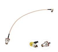 Bingfu Câble SDI DIN 1.0/2.3 mâle à Angle Droit vers BNC Femelle 75 Ohm 30 cm Compatible avec HD SDI 3G SDI Vedio Enregistreur Surveillance DVR Micro Cinéma Studio Assistant Convertisseur