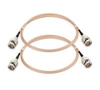 Bingfu Câble SDI Vidéo Rallonge BNC Mâle vers Mâle 75 Ohm Cordon Câble Coaxial RG179 Fin 1m pour Moniteur Caméra SDI 4K 1080P 3G HD Enregistreur Vidéo Répartiteur Convertisseur, 2pcs