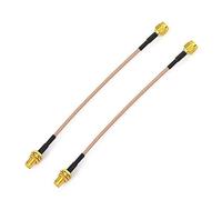 Bingfu Câble SMA Rallonge Antenne 5G 4G RG316 15cm Adaptateur da SMA Male à Femelle pour Routeur Cellulaire Gateway Modem 5G 4G LTE Radioamateur SDR Récepteur de Clé USB