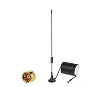 Bingfu Dab Antenne de Voiture SMB Adaptateur Prise Antenne Radio Câble Extension 5m/6.40ft Support Magnétique Antenne