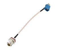 Bingfu Fakra Z Femelle Angle Droit à Femelle N en Saillie Câble Rallonge RG316 15cm pour Applications RF, Navigation GPS