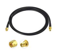 Bingfu Ham Câble d'extension d'antenne radio SMA mâle vers femelle RG58 Câble coaxial Jumper 1 m pour radio Ham Kenwood BaoFeng Wouxun Icom Yaesu Vertex Standard Horizon Marine VHF Radio