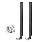 Bingfu Lot de 2 antennes cellulaires 4 g LTE 6 dBi (RP-SMA mâle) compatibles avec Spypoint Link Micro Solar EVO Link S Dark Flex Trail Wildlife Hunting Game Cam Outdoor Mobile Security Camera