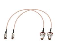 Bingfu Lot de 2 câbles Vedio SDI DIN 1.0/2.3 mâle vers BNC femelle 75 Ohm pour HD SDI 3G SDI Enregistreur Vedio Caméra Assist Moniteur Audio Passerelle Hub Broadcast Routeur Cadre Synchroniseur