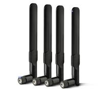 Bingfu Lot de 4 antennes cellulaires 4G LTE 8 dBi RP-SMA mâles compatibles avec Spypoint Link Micro Solar EVO Link S Dark Flex Wildlife Hunting Game Cam Outdoor Mobile Security Camera