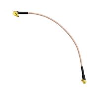 BINGFU MMCX Câble coaxial RG-178 mâle vers femelle pour applications RF, station de base, radios SDR, antenne réseau sans fil