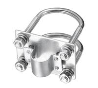 Bingfu Support de Serrage de Mât d'antenne avec Boulons en U Antirouille Matériel Montage de Tuyau Panneau Serrage pour Extérieure Antenne Lora/Mineur Helium/WiFi/ 4G LTE/Radioamateur/TV