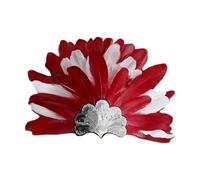 BINGGA Bandeau à plumes populaire pour carnaval et paillettes avec sangle élastique pour un port sécurisé de musique festival et spectacle de scène
