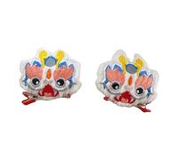 BINGGA Serre-tête serpent brodé unique pour fête traditionnelle chinoise du printemps pour diverses occasions